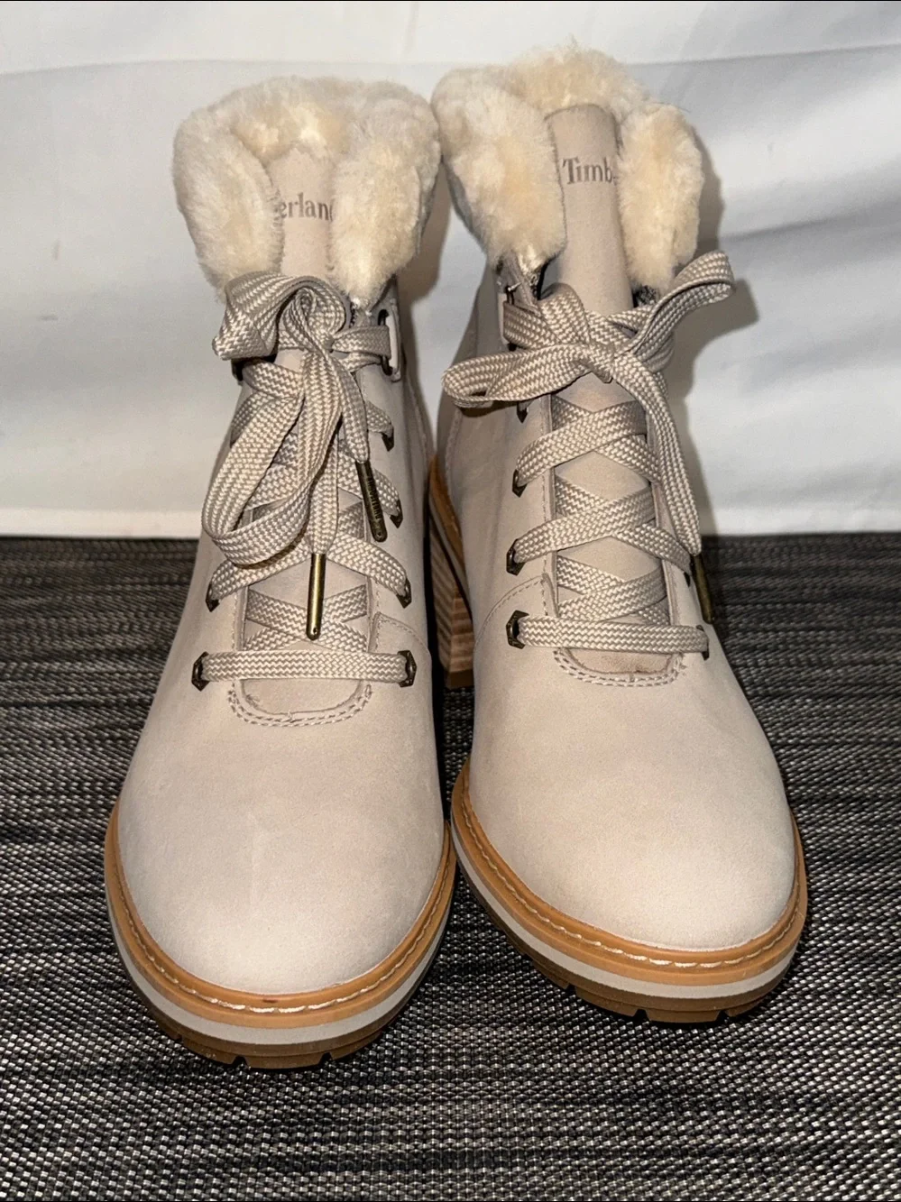 Timberland Sienna High Waterproof Mid Hiker Boot Light Beige Nubuck
